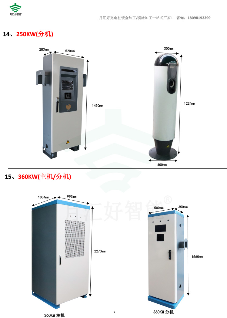 充電樁箱體類型集-月匯好鈑金加工廠