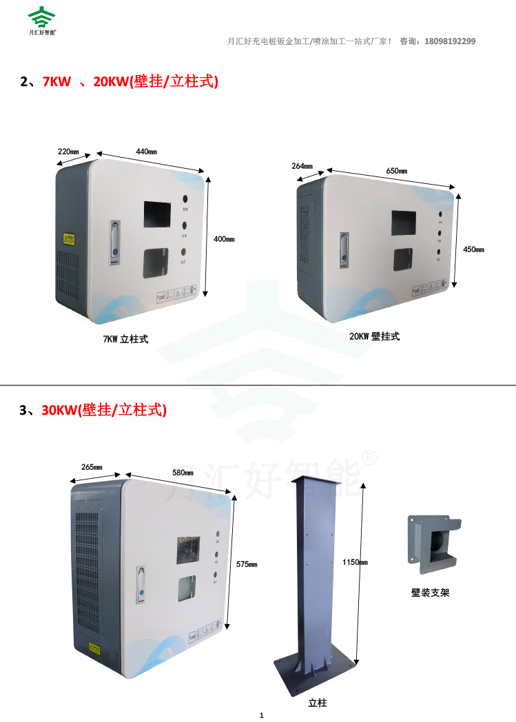 充電樁箱體類型集-月匯好鈑金加工廠